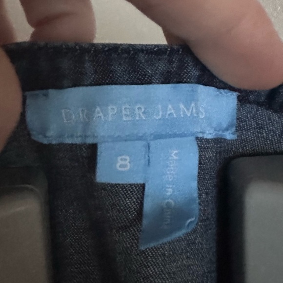 Draper James Chambray Ruffle Shift Dress - Picture 6 of 7